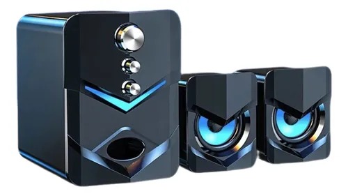 Jahro Parlante Pc 2.1 Sd-010 Subwoofer 5” + 2 Parlantes 2" 5W Usb Bluetooth