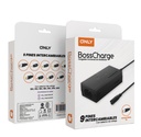 Only Cargador De Notebook Mod-504 96W 9 Conectores Pin De Notebook Universales Con Selector De Voltaje