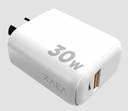 Xaea Cargador Celular Intensify 30W Usb + Tipo C - Sin Cable Usb A Tipo C - Carga Rapida - Modx-C015Sin