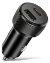 Tecnocel Cargador Celular 12V Df005 38W Carga Rapida 4.0 + Pd 30W - Usb Y Tipo C