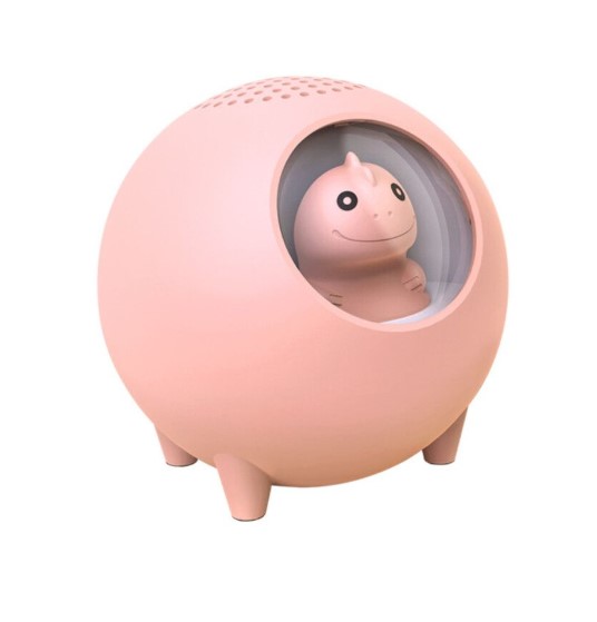 Parlante 2" Kids Animalitos Bluetooth 5.0 Con Luz Varios Colores