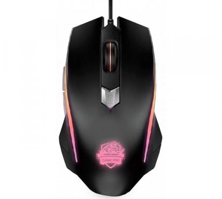Gamepro Gm-45 Mouse Gamer Usb 6 Botones 12000 Dpi Rgb
