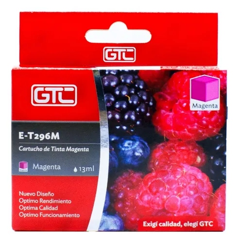 Gtc Gt-T296M Cartucho Alternativo Para Epson Xp231/241 T296 T296 Magenta 13Ml 