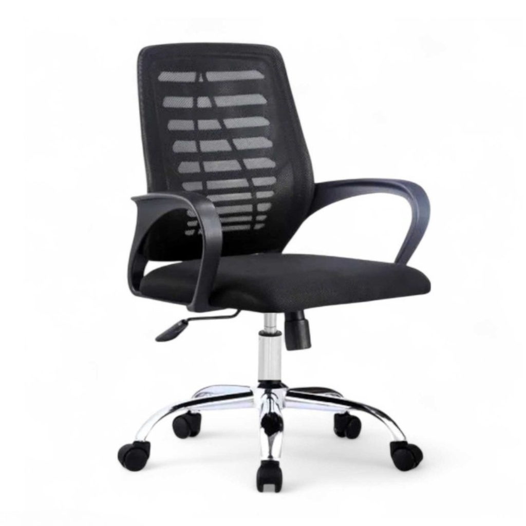 Global Silla De Escritorio Mesh Tf101 Con Ruedas Regulación Altura Respaldo Alto Soporta 120Kg
