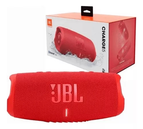 Jbl Charge 5 Parlante Bluetooth 5.1 20Hs Ip67 Powerbank Red