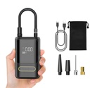 Inflador Portatil Recargable Linterna Power Bank Usb 4000 Mah Psi 150 Max. Mods-030 - St - Negro