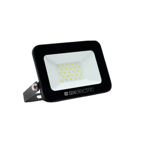 Sixelectric Proyector Pl002 Reflector Led 20W 6000K Blanco Frío Ip65 1800 Lúmenes