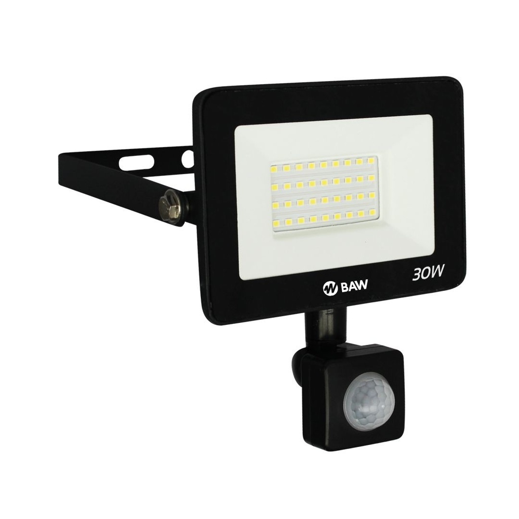 Baw Reflector Led Con Sensor 220V 30W Ip44 6500K Blanco Frío Rls8003-30F