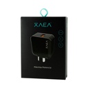 Xaea Mod10 Cargador Celular 220V 5V 9V 27W - Carga Rapida 1 Usb 3.0 + Cable Tipo C