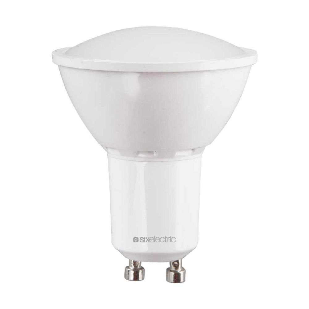 Sixelectric Lámpara Dicroica Led 5W 120° Gu10 Luz Cálida 3000K 