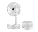 Mini Ventilador Portatil Recargable Extensible Aluminio 20Cm