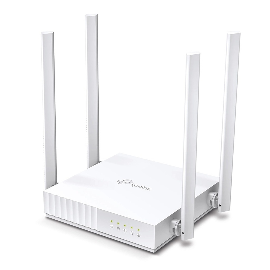 Tplink Router Archer C24 Ac750 Wir Dual Band 4 Antenas 2.4/5Ghz Función Ap Y Repetidor
