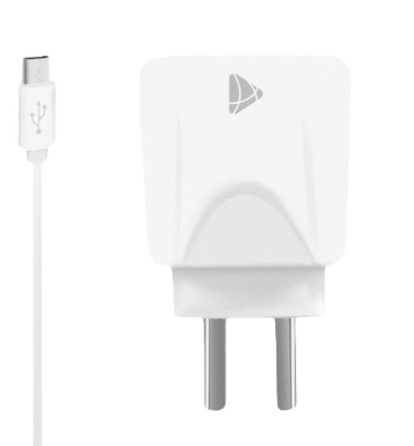 Lets Cargador 220V Modl-040 – 2,1A – 1Usb + Cable V8 Micro Usb – Lets – Blanco