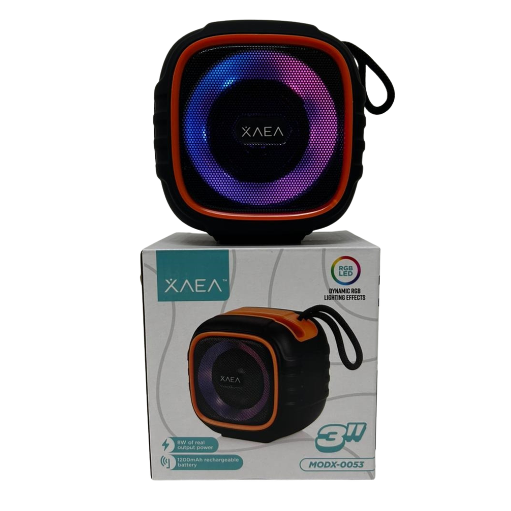 Xaea Parlante Bluetooth 3" 8W Modx-0053 Usb-Fm Luces Led
