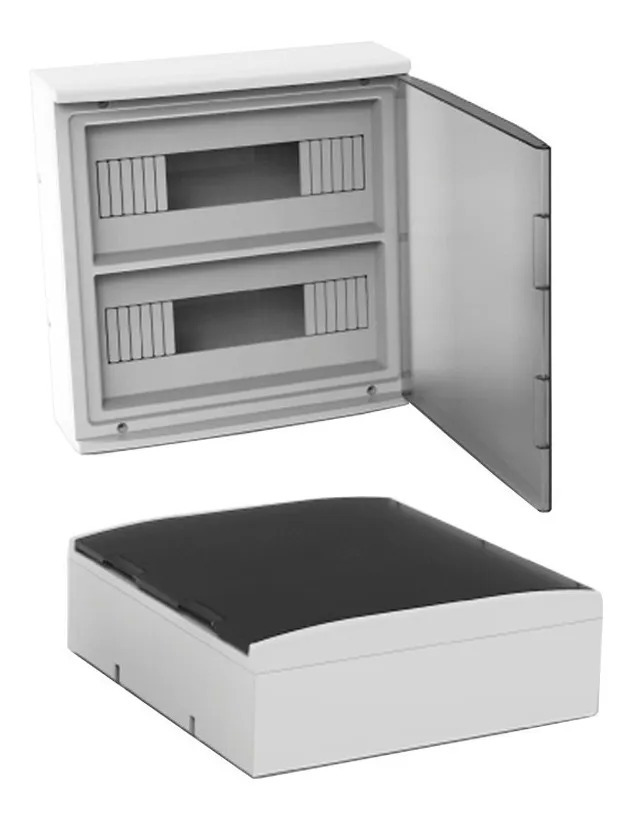 Caja Din Térmica 24 Polos Gabinete Tablero Exterior Variplast