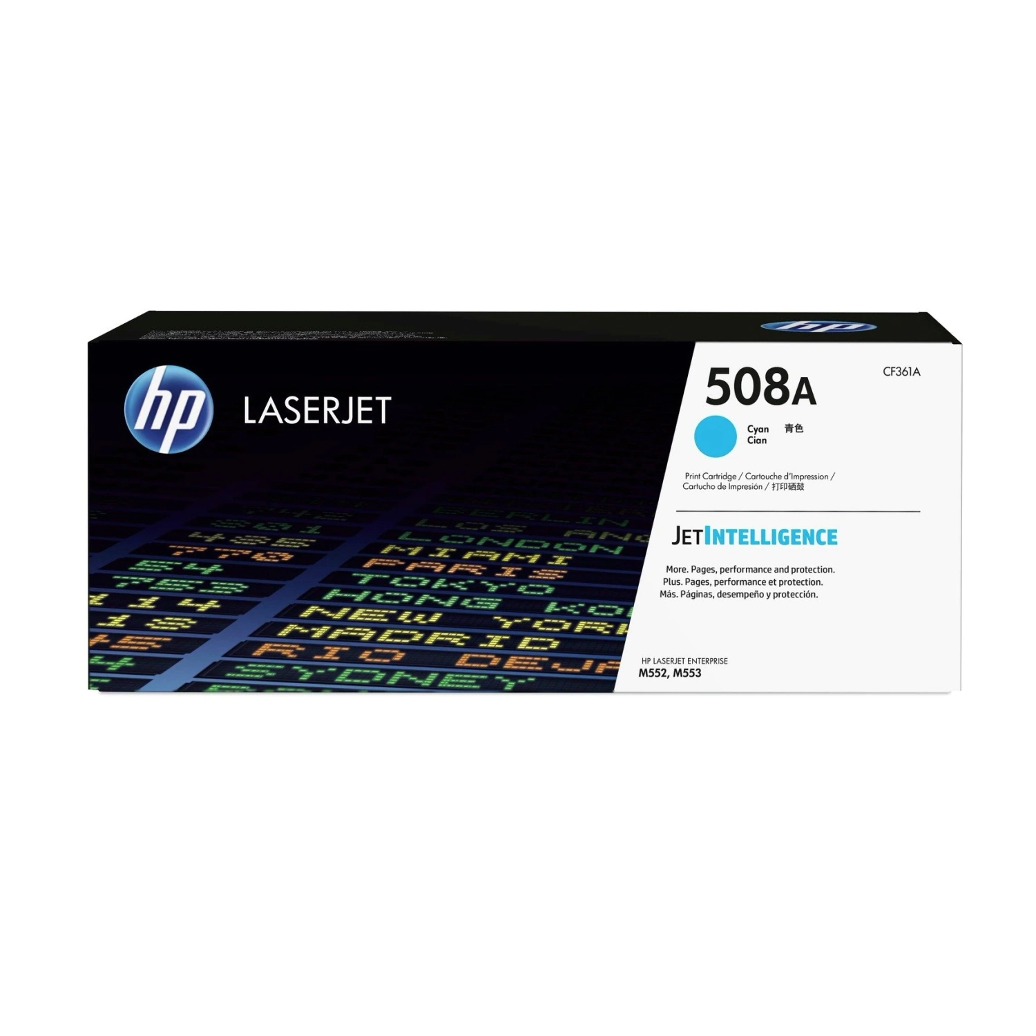Cartucho De Toner 508A Cian Laserjet