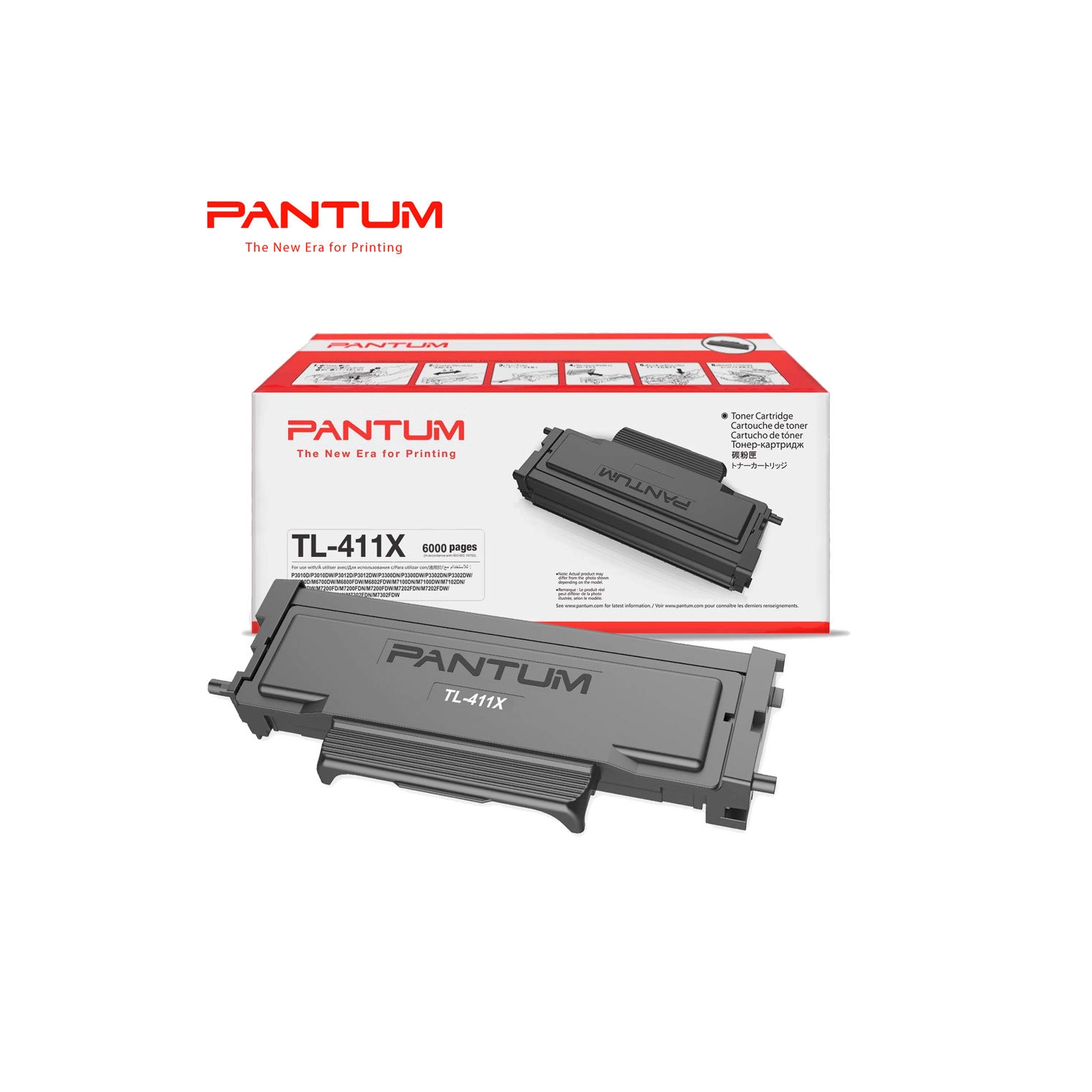 Tóner Pantum Tl-411X Negro