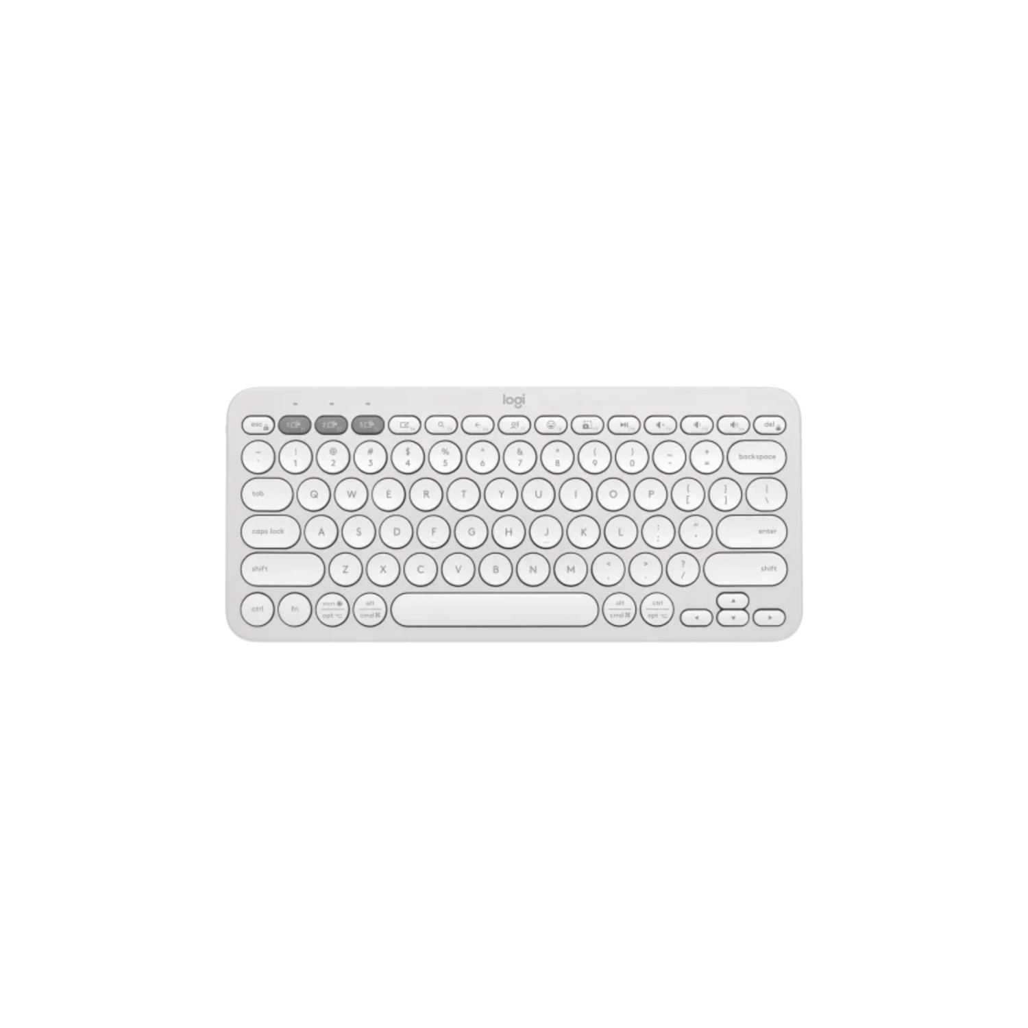 Teclado Inalámbrico Logitech Pebble 2 K380 Blanco