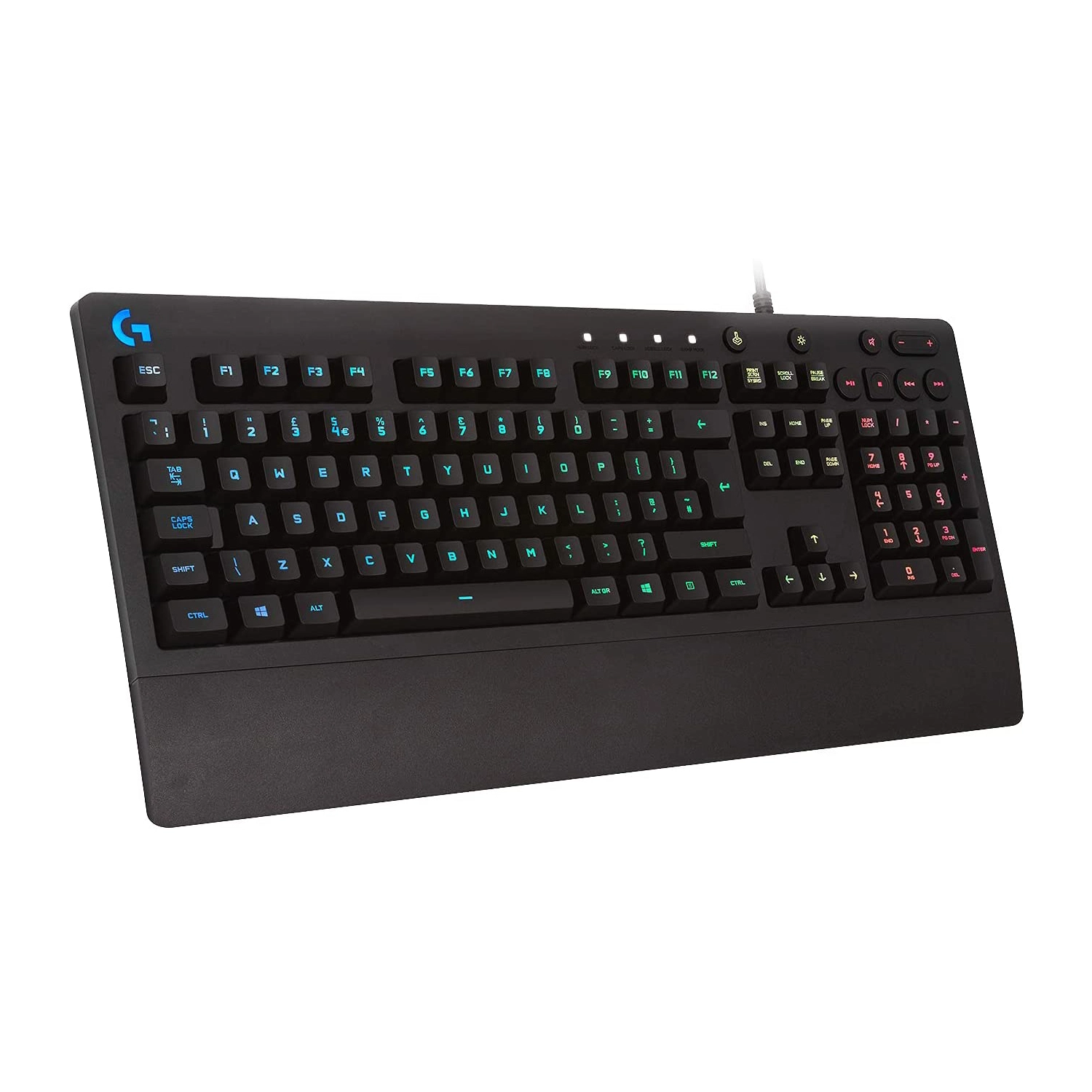 Teclado C/Cable Logitech G213 Negro Switch Híbrido