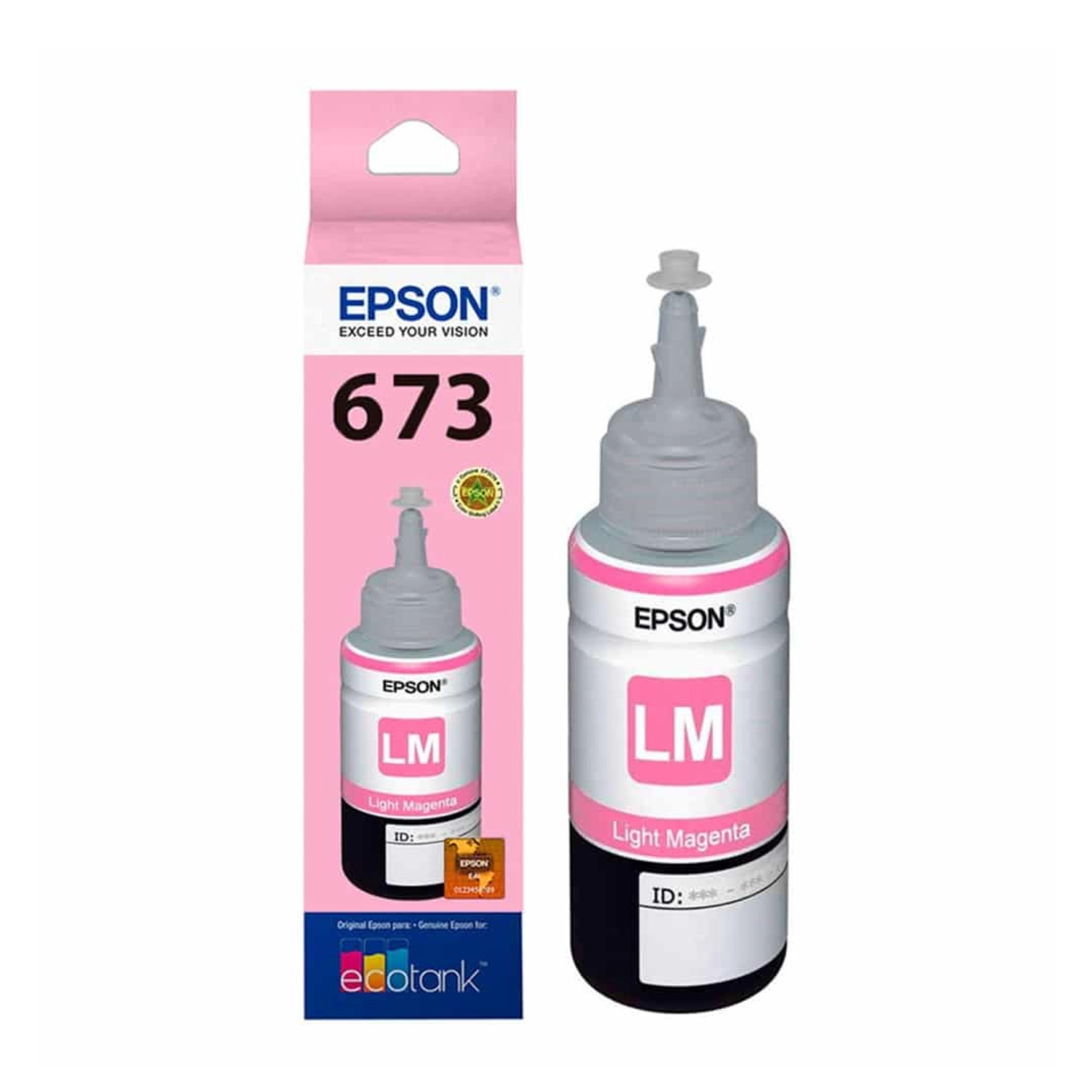 Botella De Tinta Epson 673 Magenta Claro