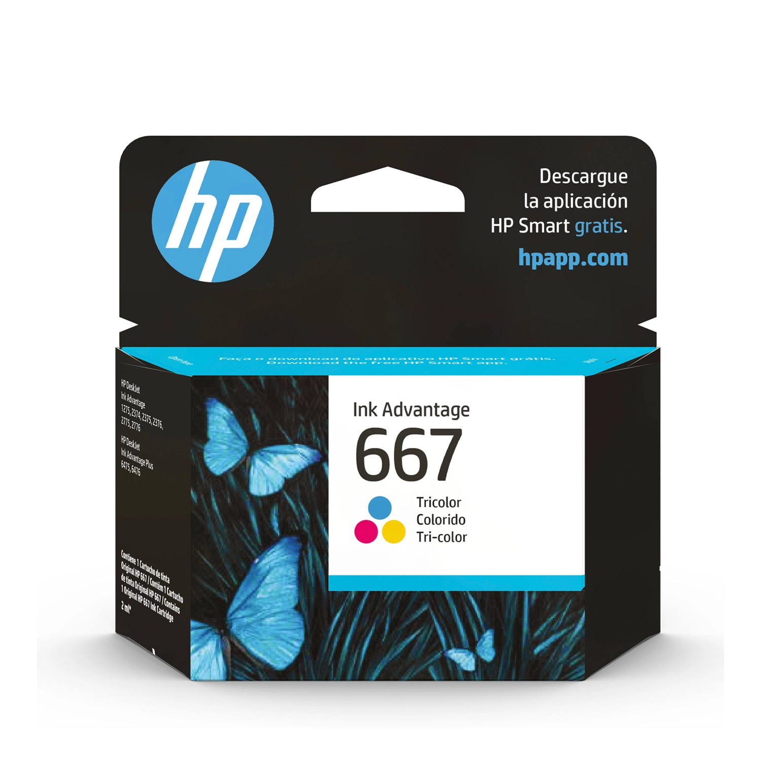 Cartucho De Tinta Hp 667 Color