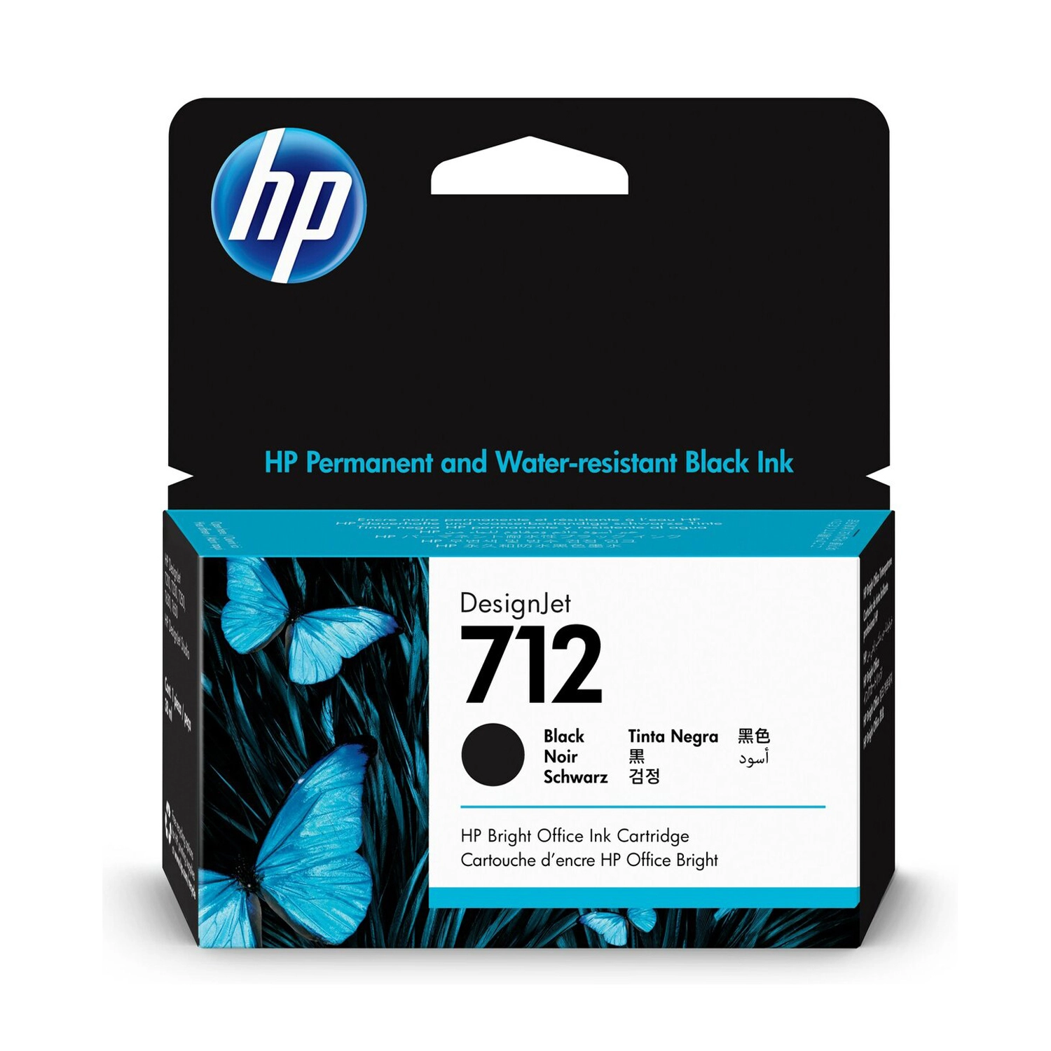 Cartucho De Tinta Hp 712 Negro