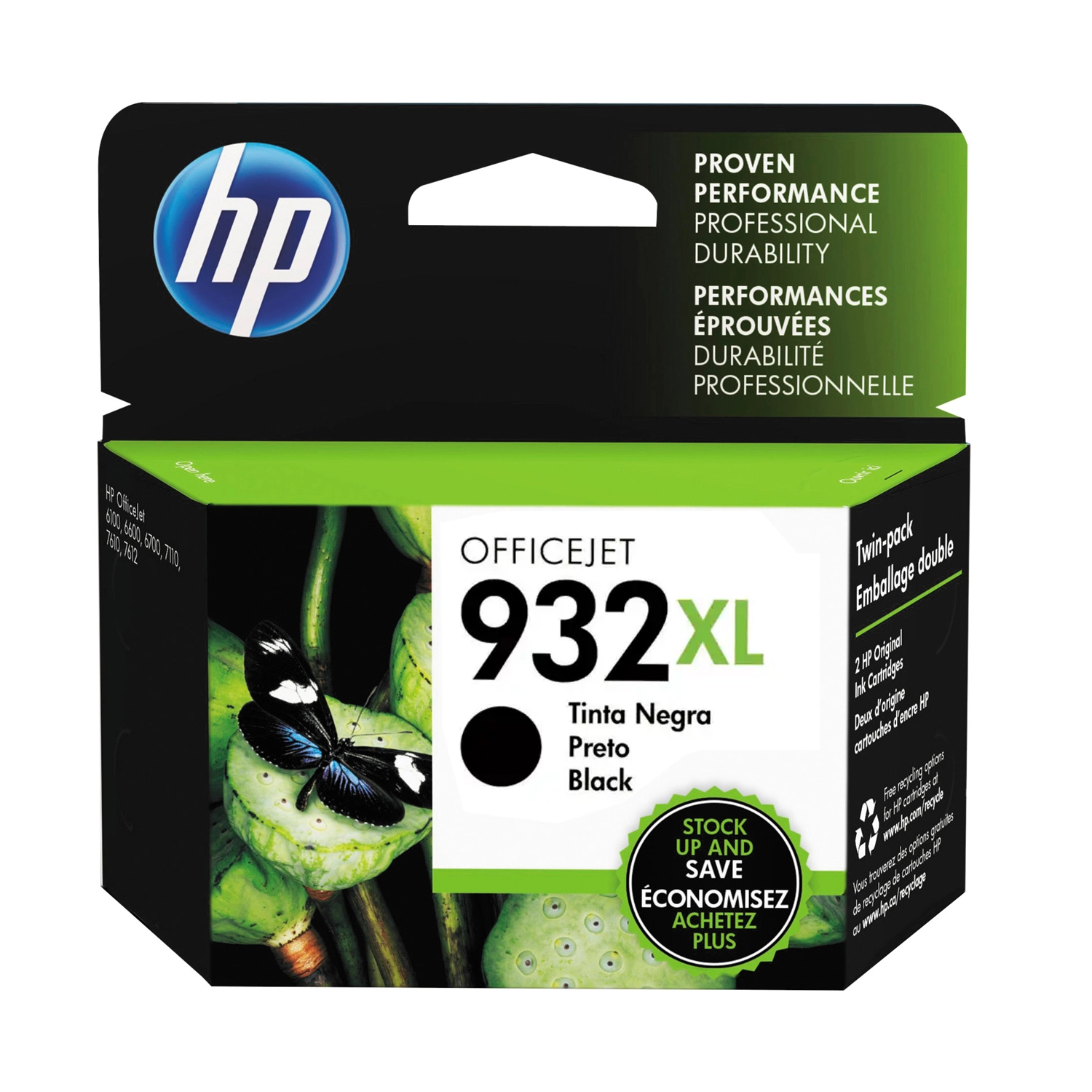 Cartucho De Tinta Hp 932Xl Negro