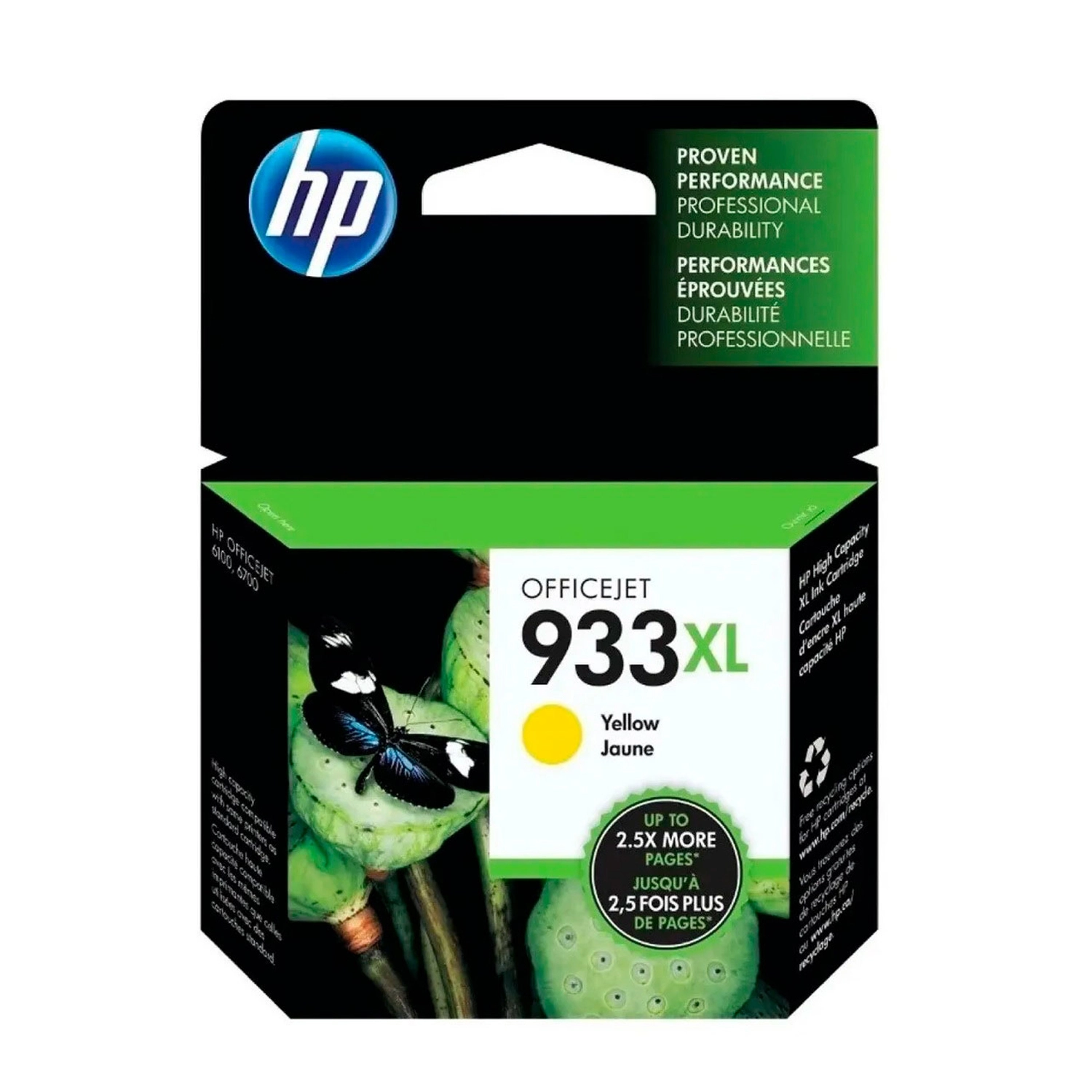 Cartucho De Tinta Hp 933Xl Amarillo Alto Rendimiento
