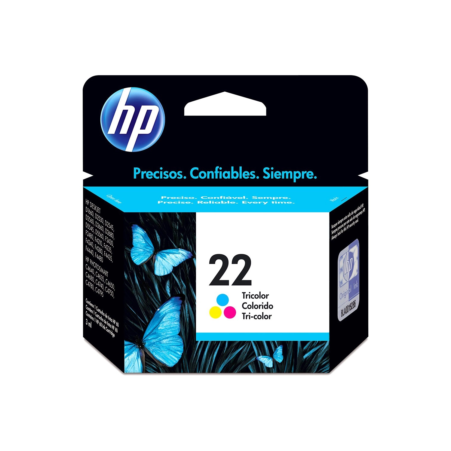 Cartucho De Tinta  Hp 22 Color