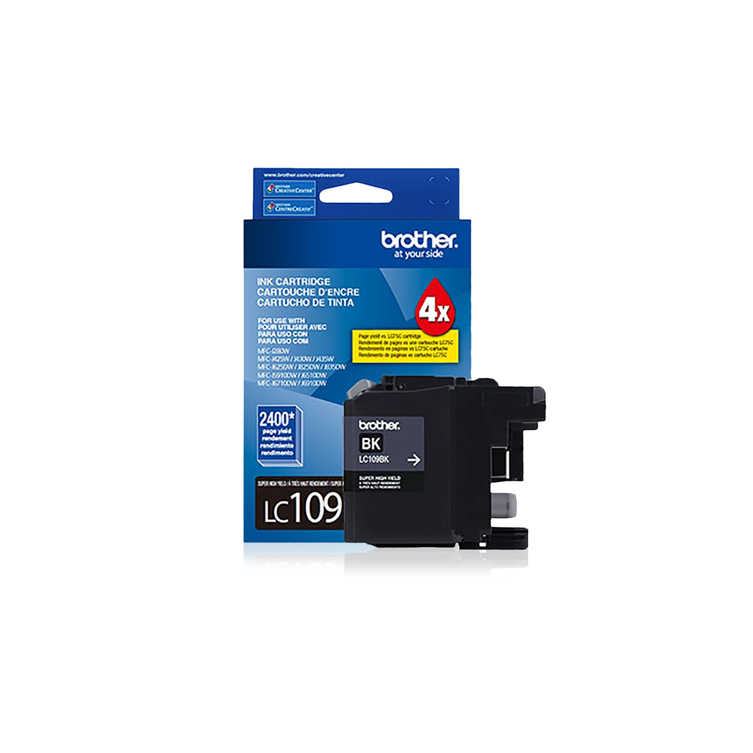 Cartucho De Tinta Lc-109Bk Negra