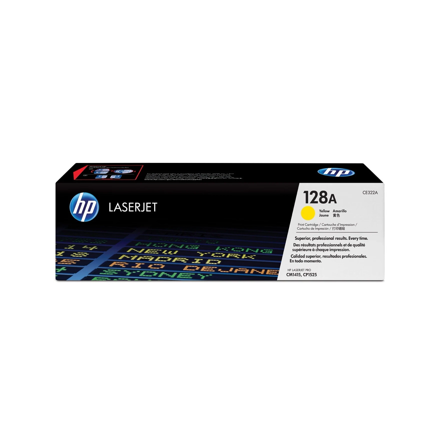 Cartucho De Toner 128A Amarillo Laserjet