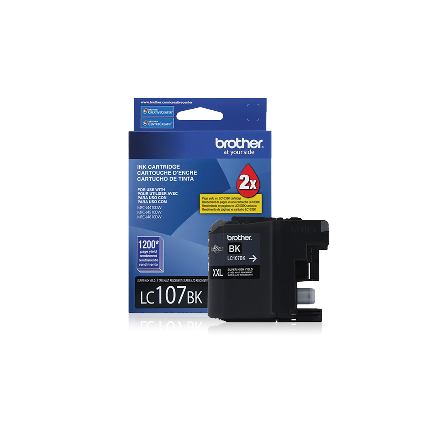 Cartucho tinta LC107BK Negro