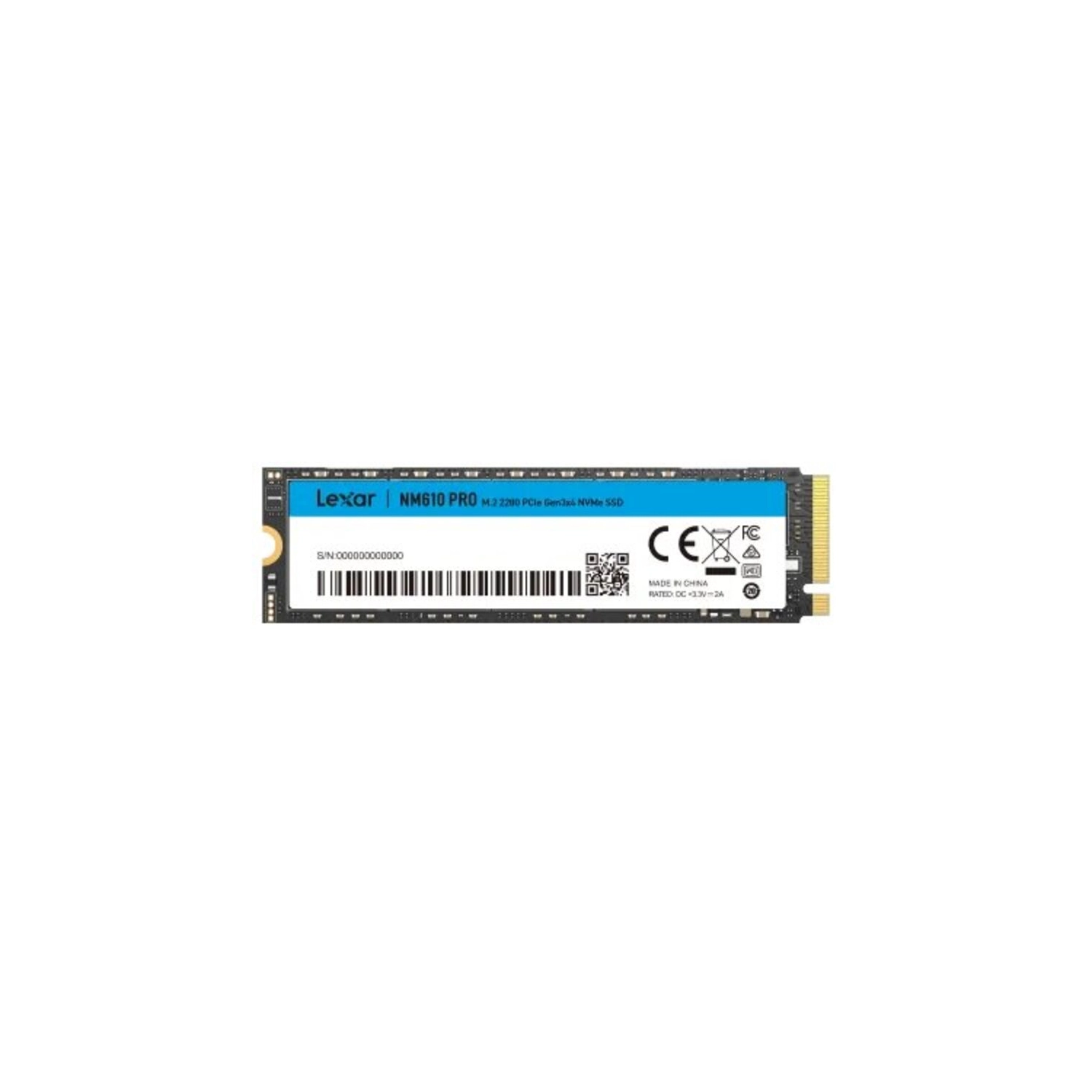 Disco Interno SSD LEXAR NM610 PRO 500GB M.2 NVMe