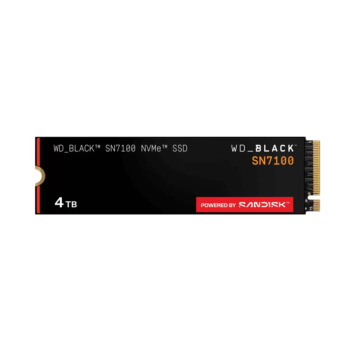 Disco Ssd Western Digital 4Tb Black Sn7100 M.2 228  Nvme 7000Mb/S Gen 4.0