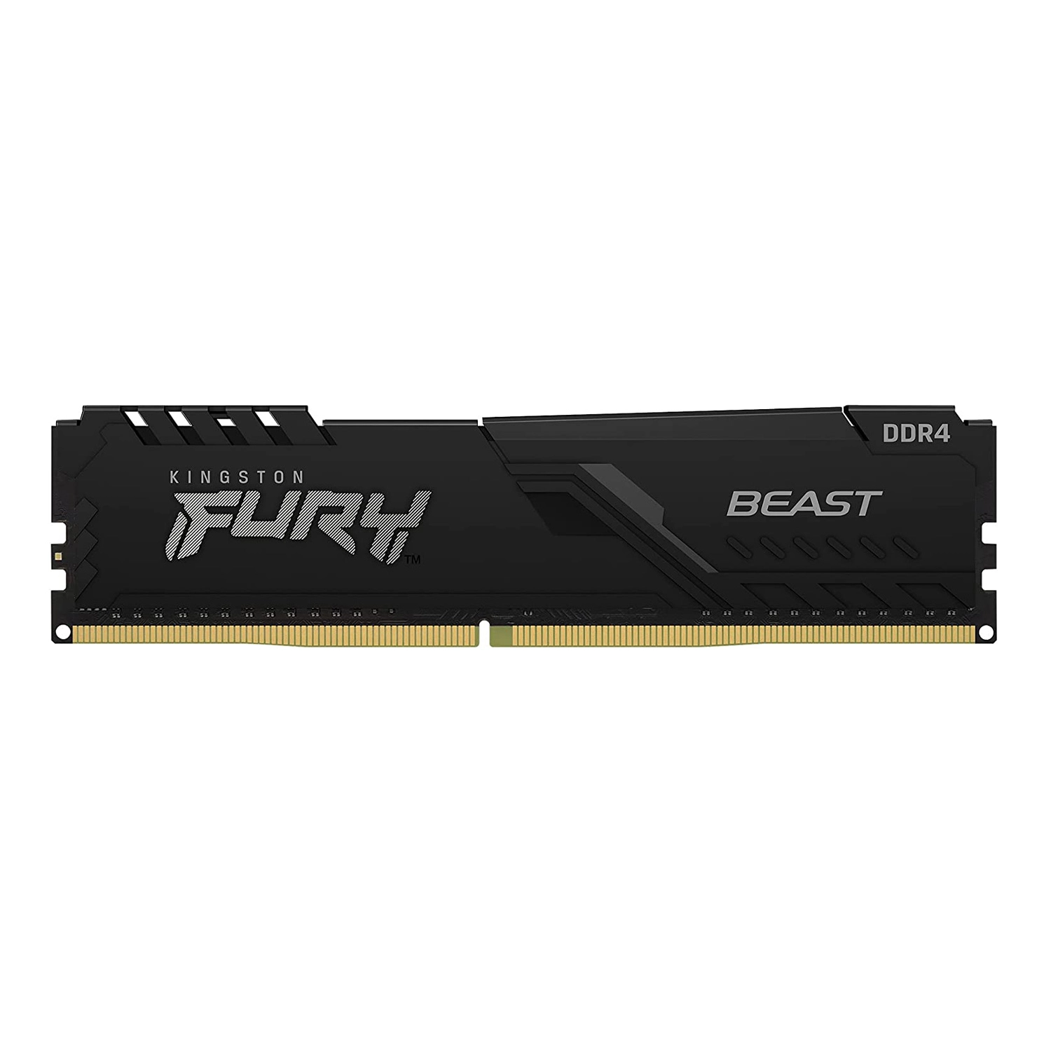 Memoria Ram Udimm Kingston Fury Beast 8Gb Ddr4 3200Mhz Cl16 1.35V Single Negro