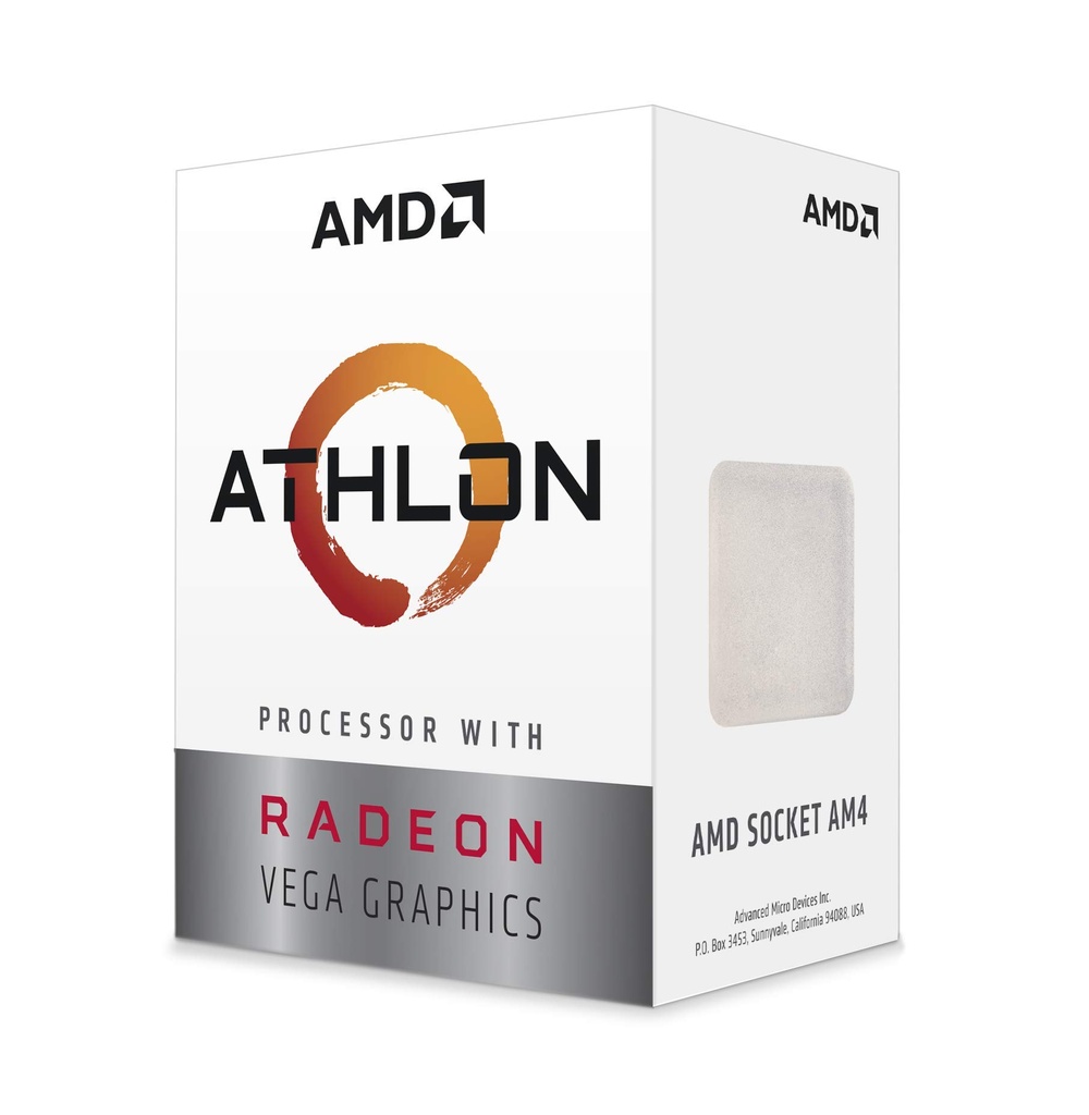 Procesador AMD ATHLON 3000G AM4 c/Radeon Vega 3