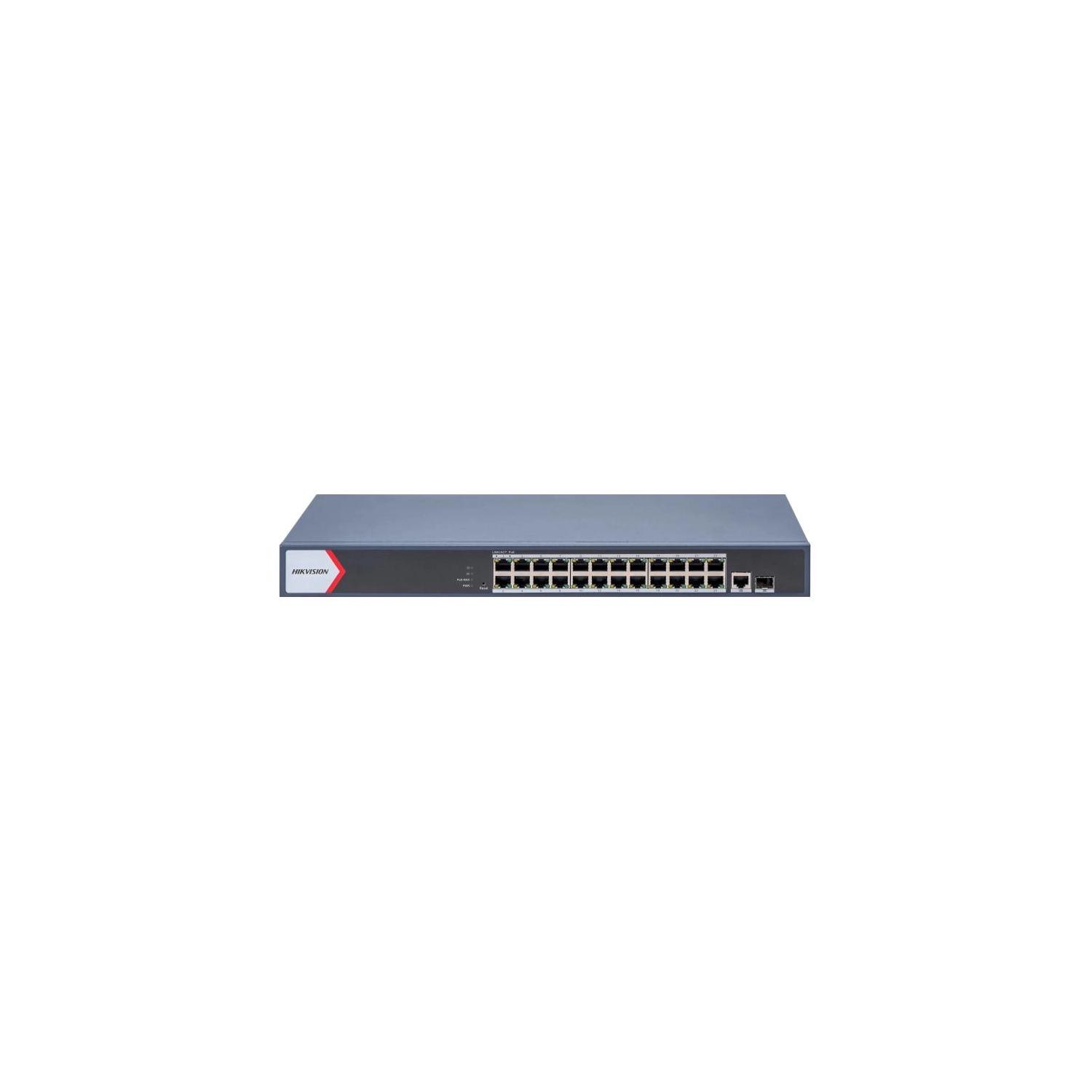 Switch Hikvision 24 Puertos Gig  Poe 1 Rj45 1 Opt