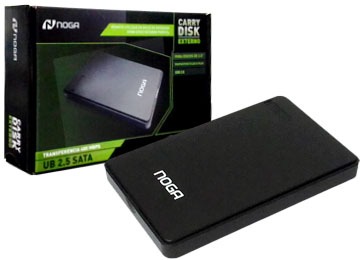 Carry Disk 2.5" Sata Usb 2.0 Noganet Cd2 2.0 Caja Plástica