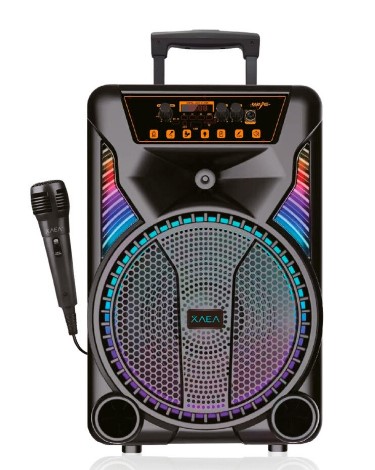 Parlante 12» 1220 Modx-003X – Xaea – Negro Bluetooth Karaoke Microfono