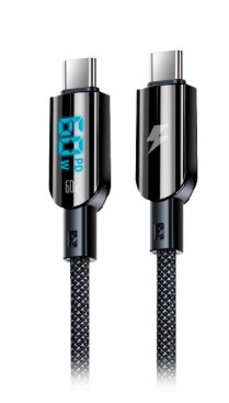 Netmak Nm-125 Cable Usb Tipo C A Usb Tipo C Con Display