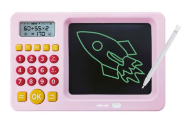 Netmak Nm-Pm103-P Pizarra Magica Con Juegos Matematicos Rosa