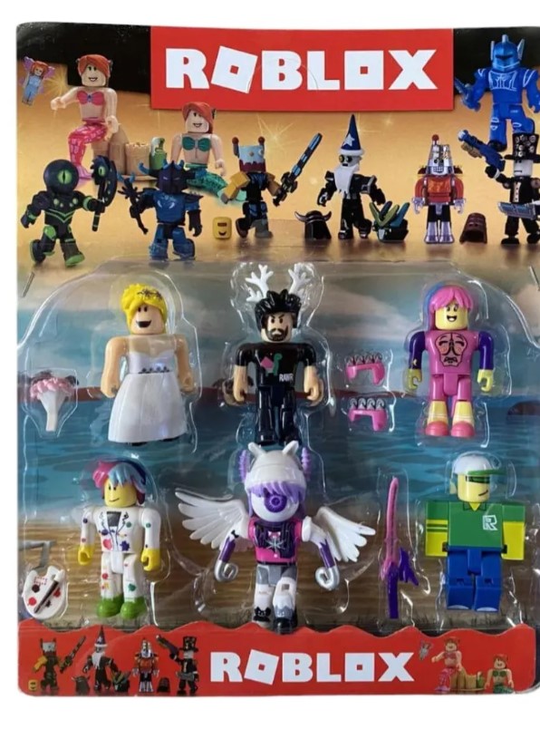 Muñecos Roblox X6 Set Desarmables Articulados