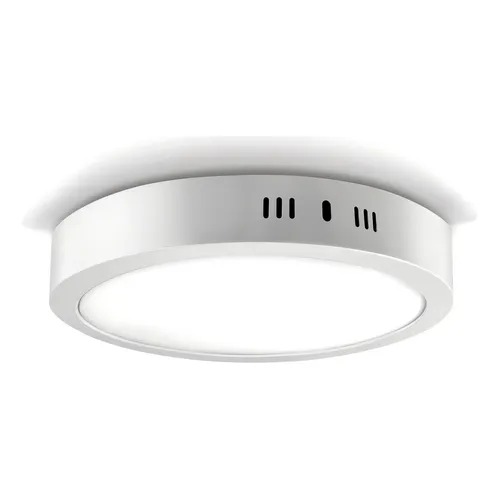 Leymar - Plafon Panel Led Redondo Aplicar Blanco Frio 12W 6000K