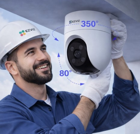 Ezviz H8C Camara Wifi Alarma App + Instalacion A Domicilio