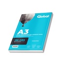 Papel Autoadhesivo Base Agua Glossy Resma 20 Hojas A3 420X297 Mm 135Gr 