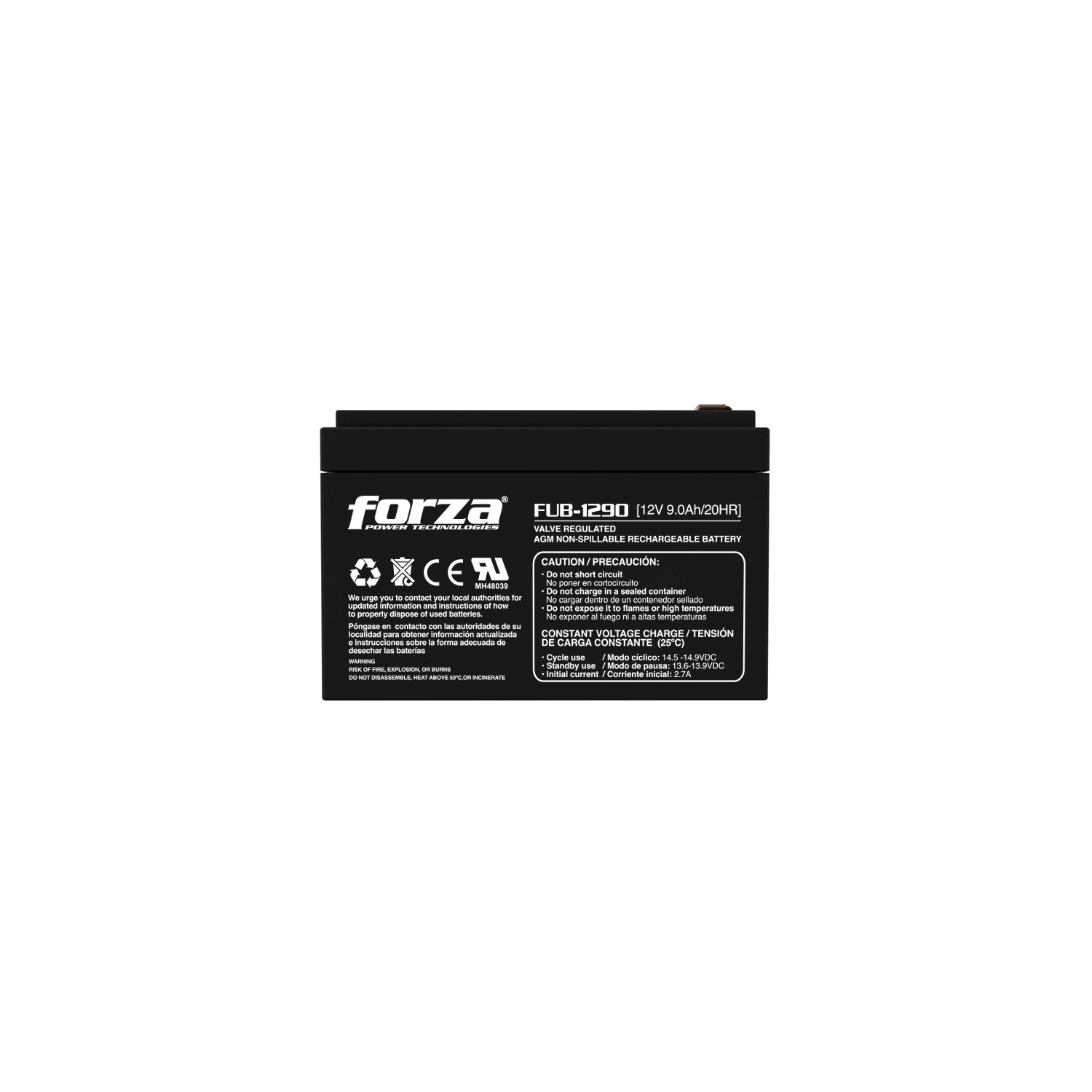 Bateria Fub Forza Sellada Plomo Acido 12V 9Ah