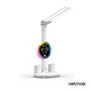 Netmak Nm-Glow Lampara Led Multifuncional Rgb Con Reloj 