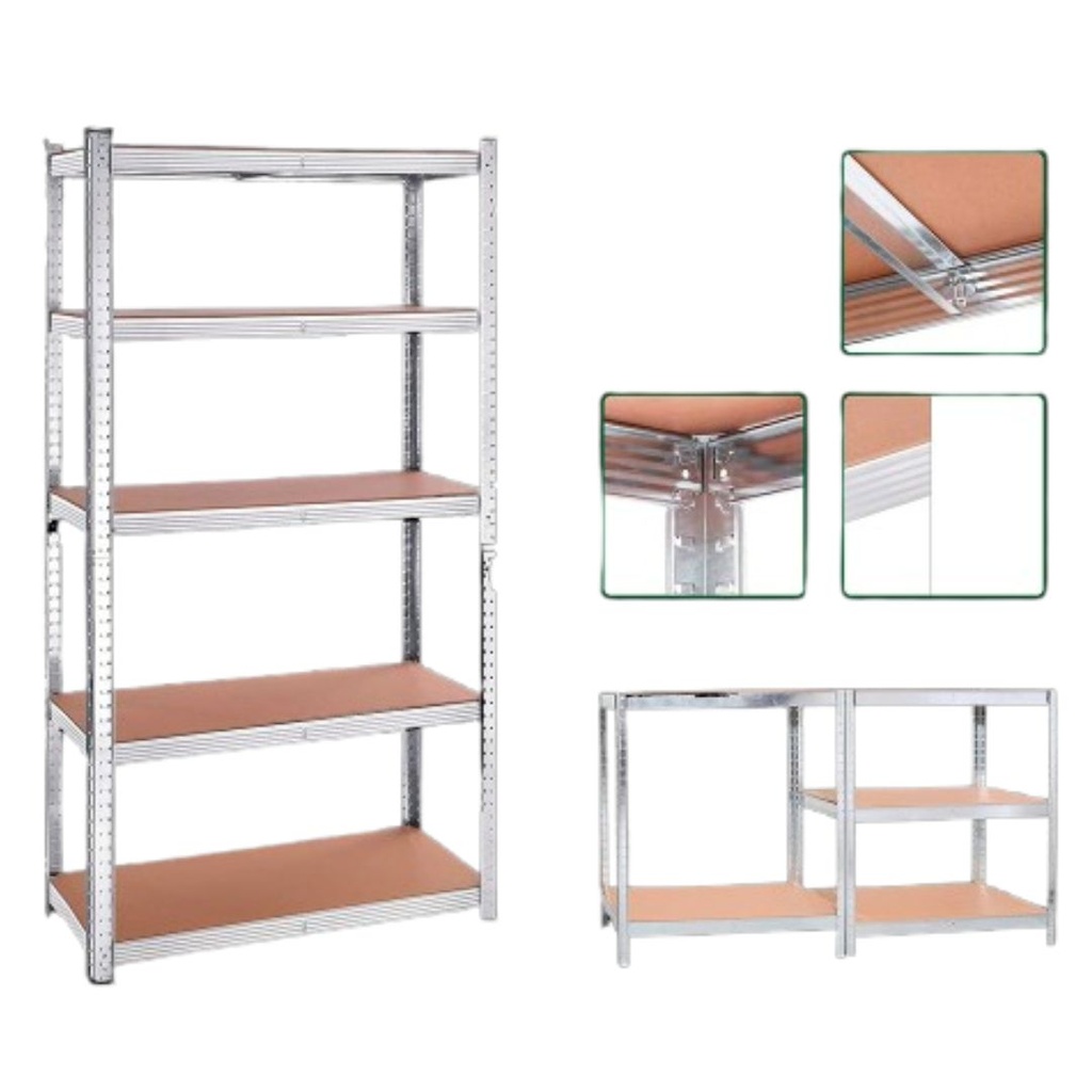 Jadever Rack Estantes De Almacenamiento Ajustable 5 Niveles 90X40X180 - Jdts1a94