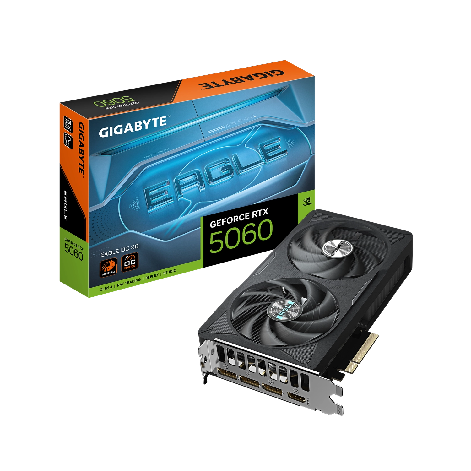 Placa de Video GIGABYTE GeForce RTX 5060 EAGLE OC 8G