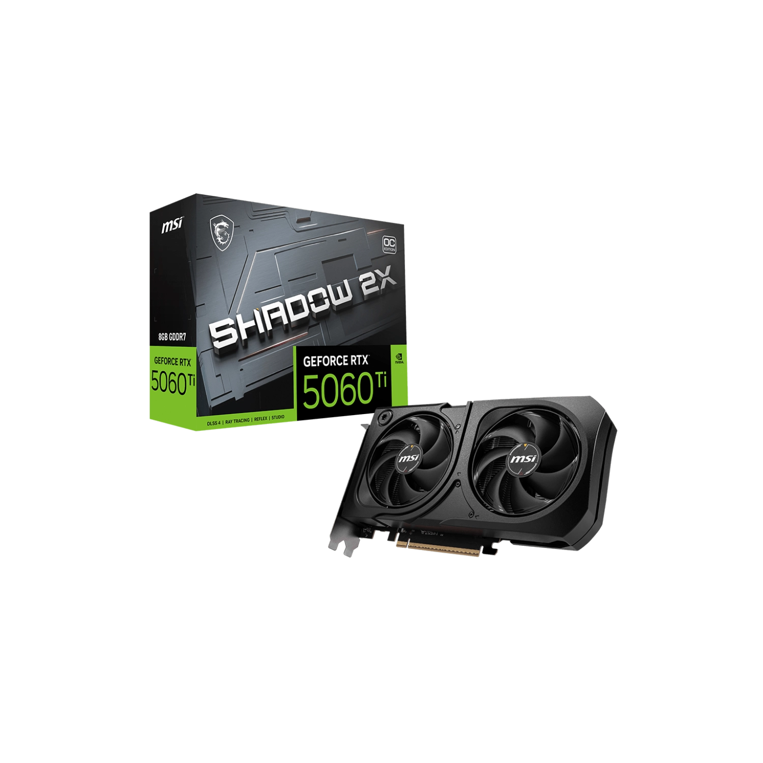 Placa De Video Msi Geforce Rtx 5060 Ti 8G Shadow 2
